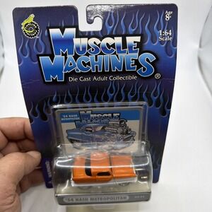 Muscle Machines'54 Nash Metropolitan Orange/White 03-55